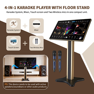 1TB KV-HT215 4in1 Machine 21.5 Inch Touch Screen Home KTV System Dual Wireless Microphones WiFiBluetooth OEM ODM KV-HT21 - Product Image 3