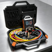 Elitech MS-4000 Smart Digital HVAC 4-Way Manifold Gauge, Air-Condition Service Tool with Built-in Micron Gauge Transmitter