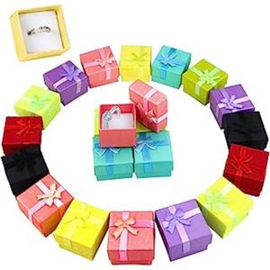 Caja de Regalo Personalizada para Joyería, Caja de Exhibición para Anillos, Aretes, Collares y Pulseras de Moda - Product Image 3