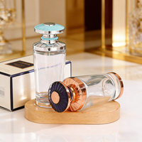 Botol Semprot Parfum Kaca Bening Kosong Kustom Berkualitas Tinggi Grosir 30ml 50ml 100ml untuk Kemasan Kosmetik