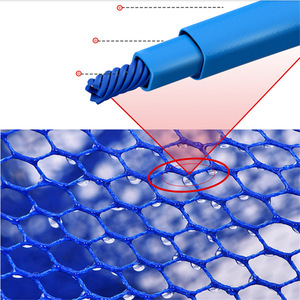 Cage de pêche pliable en nylon à double anneau, diamètre 60 cm, pour le stockage des poissons - Product Image 2