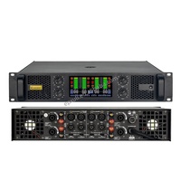 XUNGUAN AD410 2U Dört Kanallı Ekranlı Profesyonel Güç Amplifikatörü 1000W/8Ohm Kilise/Sahne İçin