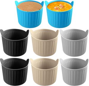 Premium Food Grade Easy Release Nonstick <b>Silicone</b> Egg Cake Mould Cups Air Fryer <b>Baking</b> Ramekins - Product Image 1