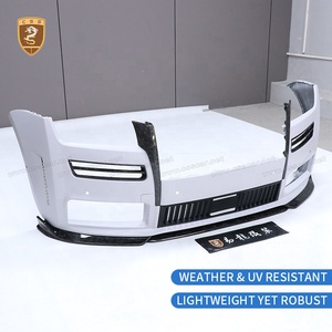 Kit de carrosserie de conversion en fibre de carbone de style MSY pour Rolls Royce Ghost 4ème génération 2021-2024, pare-chocs avant, aileron arrière, embouts d'échappement - Product Image 5