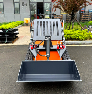 Minicargadora de orugas tipo vertical para maquinaria de ingeniería de 500 kg y 1000 kg con accesorios - Product Image 1