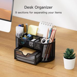 ODM Design personalizzato in metallo Set Organizer filo matita portapenne con forniture per <span class=keywords><strong>ufficio</strong></span> <span class=keywords><strong>accessori</strong></span> per cassettiere da <span class=keywords><strong>ufficio</strong></span> - Product Image 5