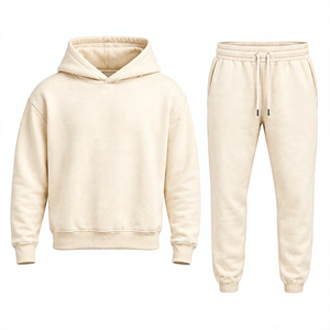 Men's Polyester/Cotton Printed <b>Camouflage</b> Hoodie <b>Tracksuit</b> Set Custom Pullover Sweatshirt Jogger Pants Streetwear Sportswear - Product Image 1