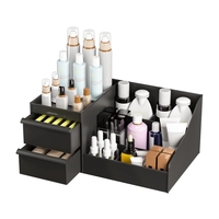 Tiroir organisateur de cosmétiques de bureau écologique boîte de rangement divisée en plastique multifonction