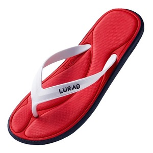 Nouveauté 2024 : Tongs élégantes pour hommes, sandales résistantes à l'abrasion, logo imprimé en 3D, tongs plates à bout ouvert, plage - Product Image 1