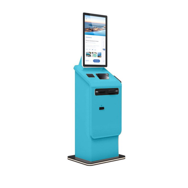 32inch Capacitive Touch Screen Cash Redemption Machine Self Service Parking Checkout Payment Kiosk with SDK and Barcode Reader