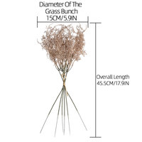 YC1083 bouquet de plantes artificielles en plastique Artemisia brouillard Long manche pour mariage maison hôtel bureau décoration plantes à fleurs
