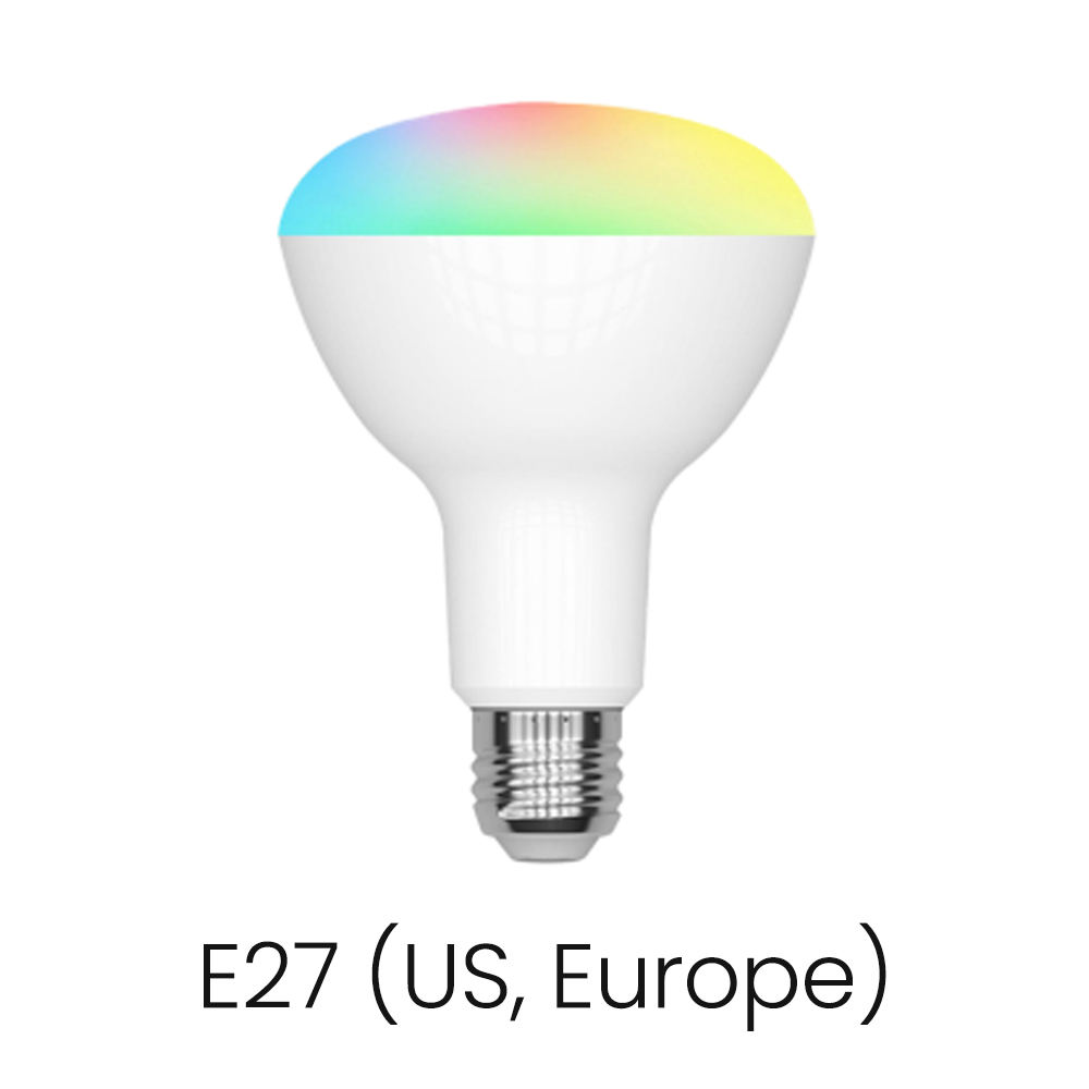 HONPNK030 Tuya Smart WiFi Light Bulb LED Bulb Alexa EU US Standard RGB Rainbow 12W Light Bulb