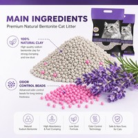 Litière pour chat en bentonite à prix direct fabricant, sable d'argile de sodium en vrac, forte absorption, litière naturelle en bentonite de sodium