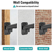 Support double moniteur 32 pouces avec fixation murale et bras – Nouveau support d'écran d'ordinateur