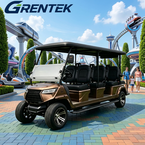 GRENTEK <b>Electric</b> Golf Cart 6 Seats Bronze Utility Vehicle for Golf Course and Off-Road Use& Non-Public Road Use - Product Image 4