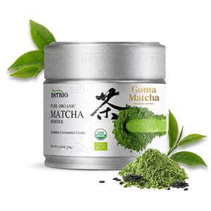 Poudre de Matcha biologique de qualité cérémonielle pour boissons, en boîte métallique, en sachet, en vrac, vente en gros, qualité personnalisée, marque privée, OEM, fournisseur de thé vert - Product Image 1