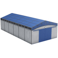 Almacén Prefabricado Reciclable Construido con Material de Construcción Ecológico y Sostenible