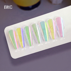 Pigment miroir Aurora de haute qualité TSZS, paillettes chromées 0,3g, poudre chromée <span class=keywords><strong>sirène</strong></span>, <span class=keywords><strong>effet</strong></span> arc-en-ciel holographique, poudre pour manucure - Product Image 3