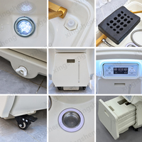 Lit de spa capillaire portable haut de gamme 2025 sans plomberie, équipement de salon coréen, fauteuil de lavage mobile avec bac