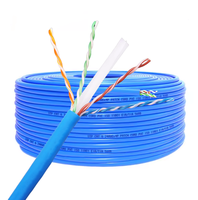 Cat6 UTP interior 4P8C 23AWG cobre OFC 4 pares trenzados Lan Ethernet Cable Patch Cord 305m/1000ft