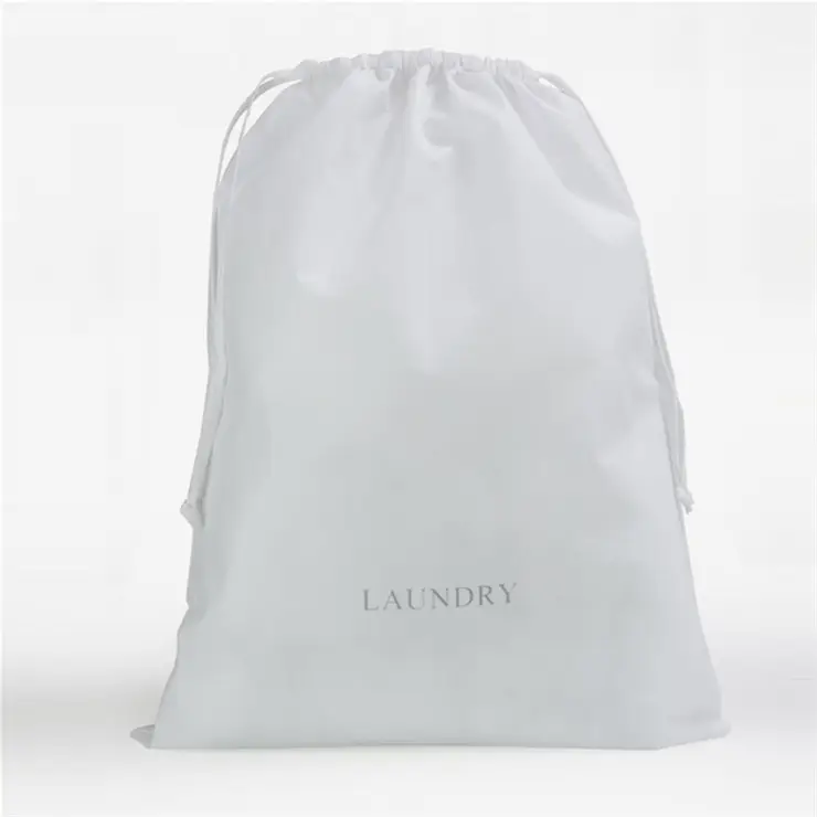 Eco Friendly Small Recyclable Non Woven Wash Laundry Bag For Hotel