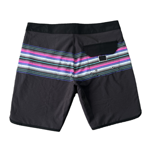 Trajes de Baño para Hombre, Secado Rápido, Impermeables, Ecológicos, con Cordón Ajustable, Estilo Casual, con Rayas, Tejido de Punto - Product Image 1