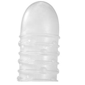 2021 Nieuwe Producten Cock Ring Sleeve TPE Penis Cover Extender Condoom Mannen Grote Dildo Vertraagde Ejaculatie Penis Sleeve - Product Image 5