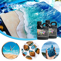 LEQU Pegamento UV Transparente de 200g, Curado Rápido, para Joyería, Manualidades y Unión de Vidrio