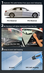 ฟิล์มกันรอยรถยนต์ PPF รับประกัน <span class=keywords><strong>8</strong></span> ปี ผลิตจาก TPU คุณภาพสูง ป้องกันการเหลือง ทนทาน แข็งแรง สำหรับปกป้องสีรถยนต์ รับผลิตแบบ OEM - Product Image 5