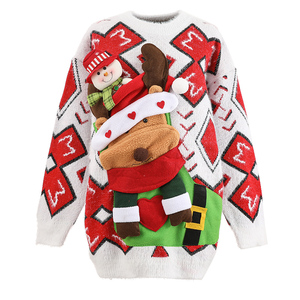 <span class=keywords><strong>Pull</strong></span> <span class=keywords><strong>de</strong></span> <span class=keywords><strong>Noël</strong></span> en jacquard d'hiver pour <span class=keywords><strong>femme</strong></span>, grande taille, <span class=keywords><strong>pull</strong></span> rouge à motif <span class=keywords><strong>de</strong></span> cerf <span class=keywords><strong>de</strong></span> <span class=keywords><strong>Noël</strong></span>, <span class=keywords><strong>pull</strong></span> tricoté pour <span class=keywords><strong>femme</strong></span>, fête <span class=keywords><strong>de</strong></span> <span class=keywords><strong>Noël</strong></span> - Product Image 4