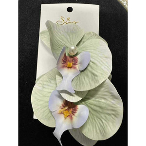 Mollette in tessuto di perle acriliche di lusso eleganti e scintillanti mollette di tendenza alla moda per decorazioni per capelli - Product Image 1