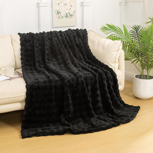 Direct Factory Price <b>Flannel</b> Jacquard Patterned 100% Polyester Eco-Friendly All-Season Throw Blanket Personal Style Accessory - Product Image 4