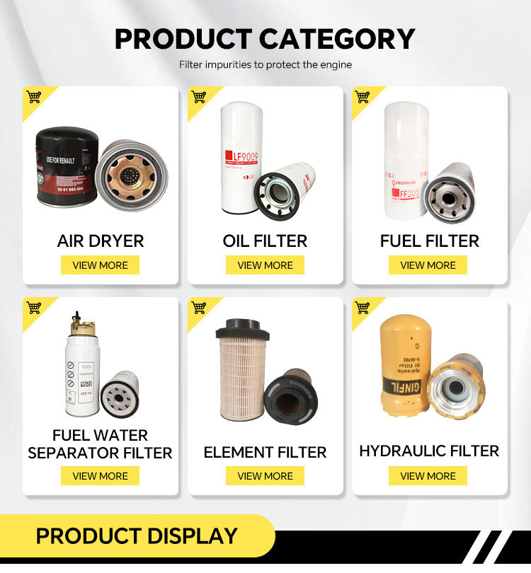 DAF Truck Fuel Filter Elements 247138 New Steel & Paper for Solid