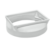 Adaptateur universel pour tuyau d'évacuation de climatiseur mobile, fixation rapide pour fenêtre, blanc, 5,9 pouces, ABS, épaisseur 2,0 mm, facile à utiliser