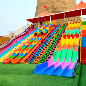 Hot Sale Amusement Park <strong>Rides</strong> Outdoor Colorful Slides Activities Slide <strong>World</strong> Climbing Combination Kids Plastic Slide - Product Image 2