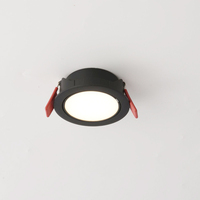 Plafonnier led blanc/noir 7w/10w/12W, angle de faisceau réglable, anti-éblouissement, ultra mince