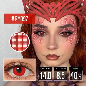 Costume d'Halloween Lentilles <span class=keywords><strong>de</strong></span> <span class=keywords><strong>contact</strong></span> colorées Lentille folle Contacts <span class=keywords><strong>de</strong></span> couleur d'anime Lentille pour les yeux <span class=keywords><strong>de</strong></span> zombie Cosplay - Product Image 4