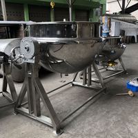 Huashang Custom SUS304 RVS Jacket Kettle Batchkookmachine voor sauzenproductie fabriek Jacket Kettle
