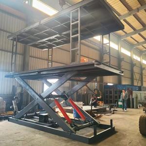 Сверхмощный стационарный гидравлический ножничный подъемник для автомобилей, подъемник для парковки в гараже, ножничные подъемники для домашнего гаража - Product Image 2