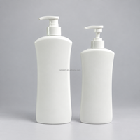 Bouteilles de lotion personnalisées de luxe en HDPE vides de 400 ml et 600 ml avec pompe distributrice, vente en gros pour emballages cosmétiques de lotion corporelle