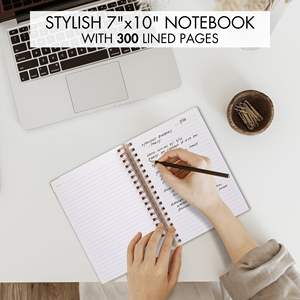 Carnet de notes journal en papier à spirale avec impression personnalisée - Product Image 2