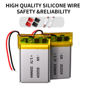 Bán buôn 852024 <span class=keywords><strong>polymer</strong></span> có thể sạc lại pin 3.7V Li-<span class=keywords><strong>polymer</strong></span> pin 350mAh 852024 <span class=keywords><strong>Lithium</strong></span> LiPo pin - Product Image 2