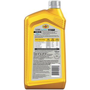 Aceite de Motor Sintético Completo Pennzoil ULTRA Platinum 5W-30, Lubricante Automotriz Antidesgaste de 1 Cuarto de Galón - Product Image 2