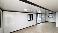Maison Modulaire Préfabriquée Extensible et Pliable de 20FT 40FT, Tiny Home, Maison Conteneur, Annexe, 2 ou 3 Chambres avec Salle de Bain