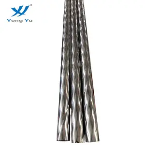Supply stainless steel embossed tube metal tube building decoration tube SUS304