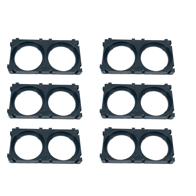1x2 Lithium Battery Holder in ABS+PC Flame Retardant Material 32140 Combination Splicing Bracket Battery Accessories