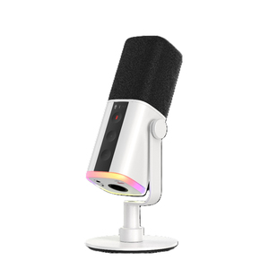 Microphone filaire directionnel pour <span class=keywords><strong>ordinateur</strong></span>, qualité studio, RGB, XLR, avec support, pour streaming et <span class=keywords><strong>enregistrement</strong></span> - Product Image 3