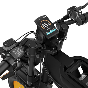 Vélo de montagne GT20 à pneus larges de 20 pouces avec moteur sans balais de 1000 W, cadre en aluminium amovible de 48 V, freins à disque hydrauliques - Product Image 4
