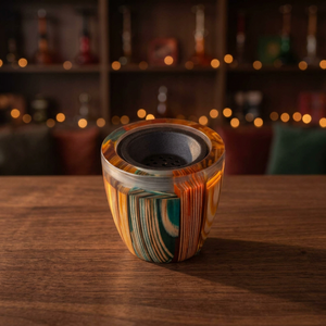 Brûleur d'encens en bois et résine fait main, diffuseur aromatique, décoration pour la maison et le bureau toute l'année, style unique, décoration Ramadan Eid, nouvelle arrivée - Product Image 1
