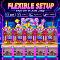 Machine à poussoir de pièces OEM/ODM personnalisée pour centres de jeux, fournie comme machine de jeu d'arcade avec qualité stable et système de distribution de pièces